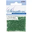 Beads Glass Seed 3.6mm Solid Green