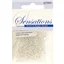 Beads Glass Seed 3.6mm White AB