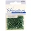 Beads Glass Seed 3.6mm Xmas Green