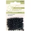Bead Wood Round 8mm Black