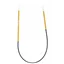 KnitPro Zing Asymetrical Circular Knitting Needles 25cm x 2.25mm