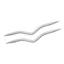 KnitPro Aluminium Cable Needles Large Bent