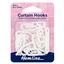 Hemline Curtain Hooks 33x 12mm x 20 pieces