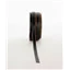 Ribbon 10mm Blacksatin Gold Edge