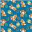 Auburn Fox Tossed Fox Cobalt