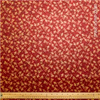 Christmas Holly Red Gold