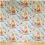 Animal Fox Wood Fox Foliage Aqua - photo 1