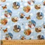 Animals Kittens In Circles Blue - photo 3