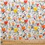 Animals Raining Cats Hearts Coral - photo 3