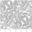 Leaves Simply Neutral Black On White