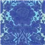 Flowers Garden Damask Blue