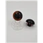 Eyes Button Back 15mm Topaz