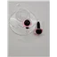 Safety Eyes 6mm Pink Per Pair
