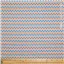 Stripes Chevron Royal Orange White - photo 2