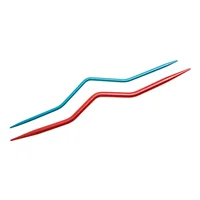 KnitPro Aluminium Cable Needles Coloured Bent