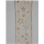 Ribbon Cream Gold Stars 38mm - photo 2