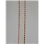 Grosgrain Ivory Red Stitch 16mm - photo 2