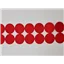 Fancy Circles 30mm Red