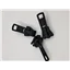 YKK Zip Sliders 5 Vislon Black