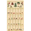 Patchwork Panel Advent Red Gold Cream