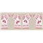 Patchwork Panel Stocking Scandi Red White