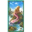 Patchwork Panel Reading Mermaid