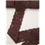 Stretch Lace 35mm Brown NL 480