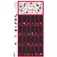 Patchwork Panel Advent Kiwiana Black Merry Christmas