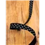 Ribbon Poly Dot Black White 10mm