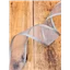 Ribbon Organza Light Blue Silver Edge 38mm