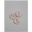 Button Octagon 10mm Light Pink