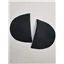 Shoulder Pads Covered Black Medium No Velcro - photo 1