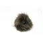 Fake Fur Pom Pom 45mm Colour 7 Dark Brown