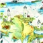 Flannelette Fabric Lighthouse Scenes - photo 1