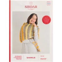 Sirdar Shawlie Pattern 10219 Lacey Wrap