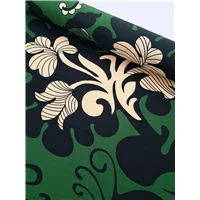 Fabric Poly Spandex 5 Green Black
