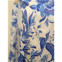 Fabric Santorini White Blue