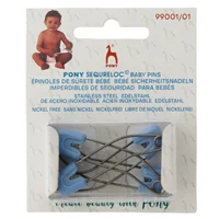 Baby Pins Safety Lock BLUE