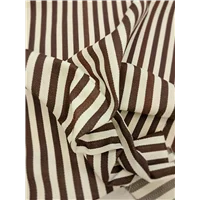 Fabric TICK TOCK Chocolate