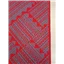 Pasifika Stretch Metallic Print Red Grey - photo 1