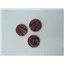 Button IA 40624 36 Grey Red Patterned