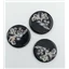 Button SA 15440 24 Blk Beige Flr