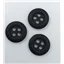 Buttons HF 6462 L18 Blk Fisheye