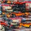 Fabric Canvas Retro Car Print - photo 3