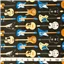 Fabric Ebisu Guitars On Black - photo 1