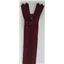 YKK Dress Zip (3 Coil) Bordeaux 18cm