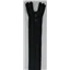 YKK Dress Zip (3 Coil) Black 15cm