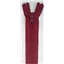 YKK Dress Zip (3 Coil) Wine 15cm