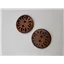 Button 26CH Chocolate Vintage 25mm