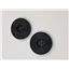 Button 25BL30 Black Circular 30mm